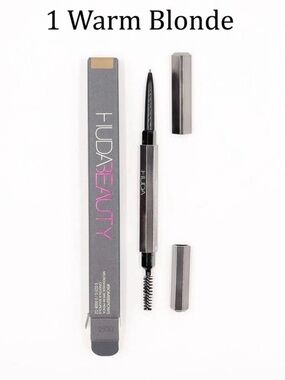Huda Beauty #BOMBBROWS Full n Fluffy or Microshade Brow Pencil Warm Blonde